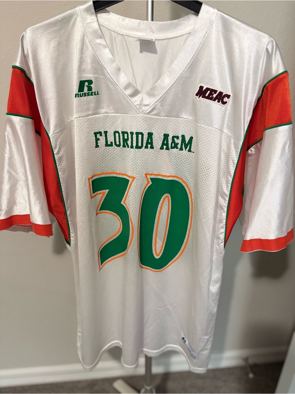 Vintage Florida A&M Rattlers Russell Athletic Jersey #30 Size Large